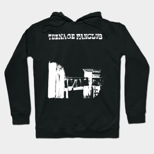 Teenage Fanclub - Black and White Simple Tee Hoodie